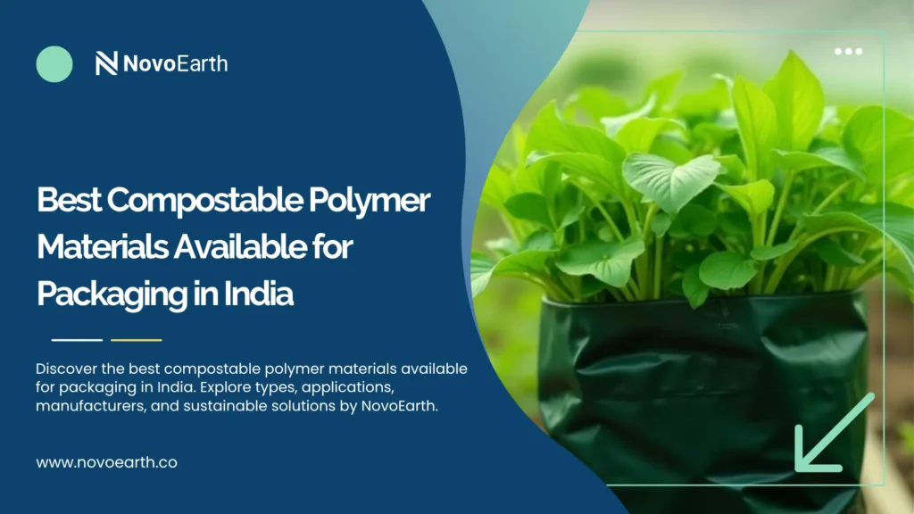 Compostable polymer materials used in sustainable packaging in India